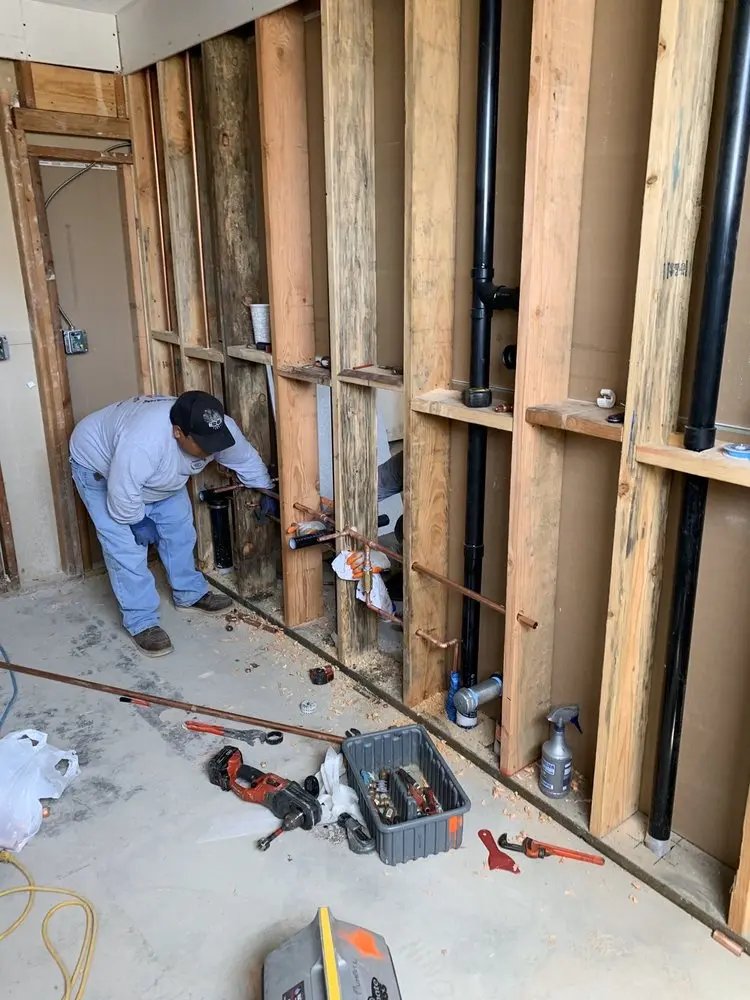 Commercial rough-in plumbing for Gas Line Repair in Denham Springs